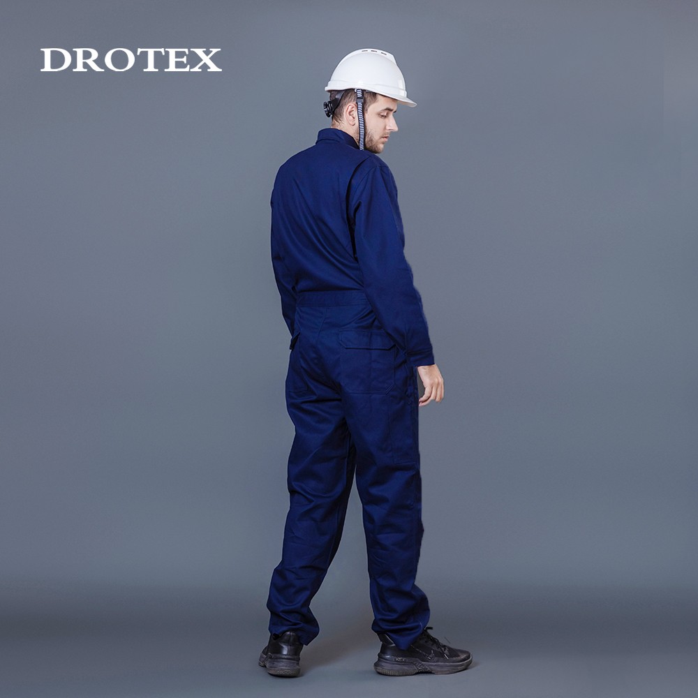 Safety Work Coverall Flame Resistant Boiler Suit | DROTEX