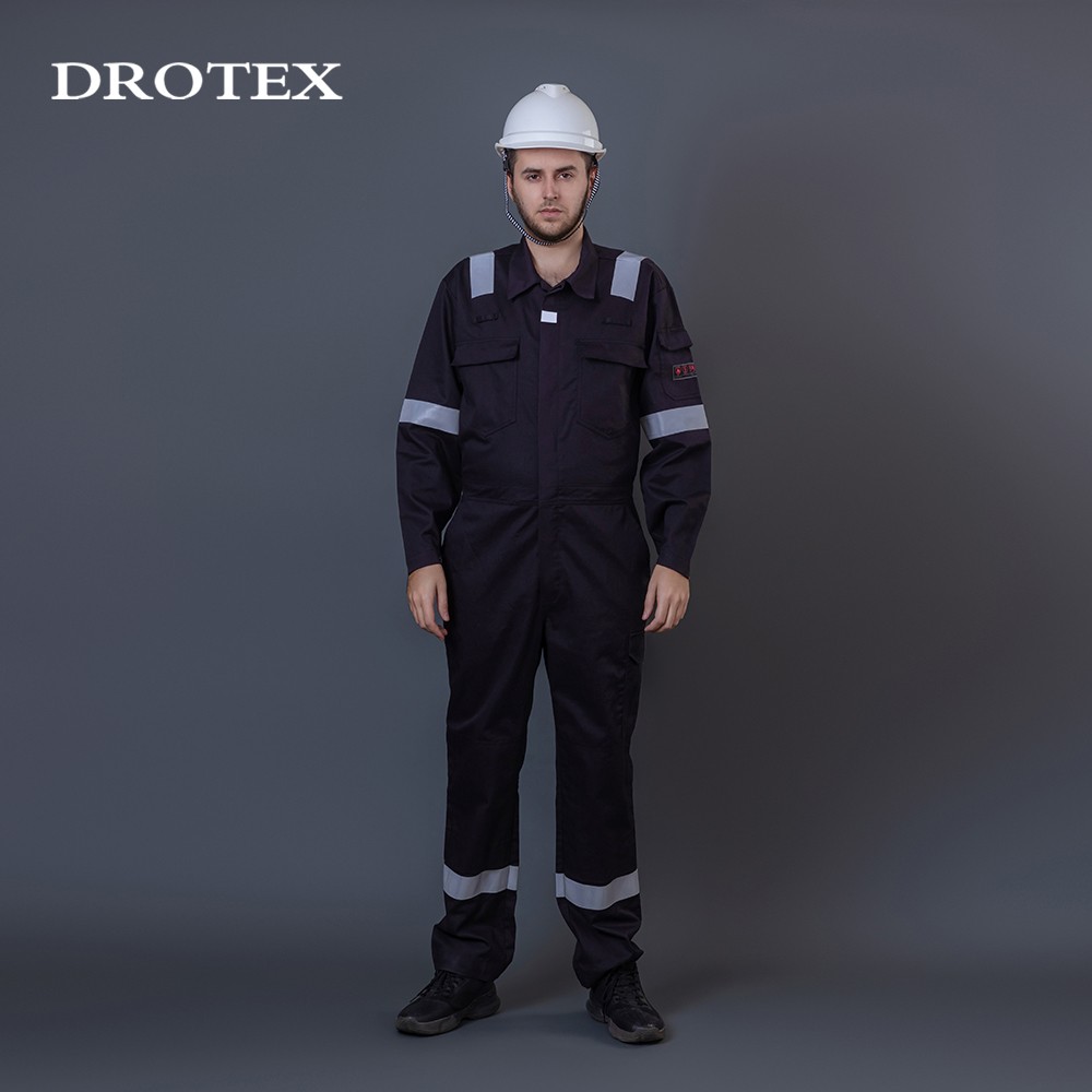 Custom Reflector Two Piece Suits Workwear FR Shirt And Pants | DROTEX