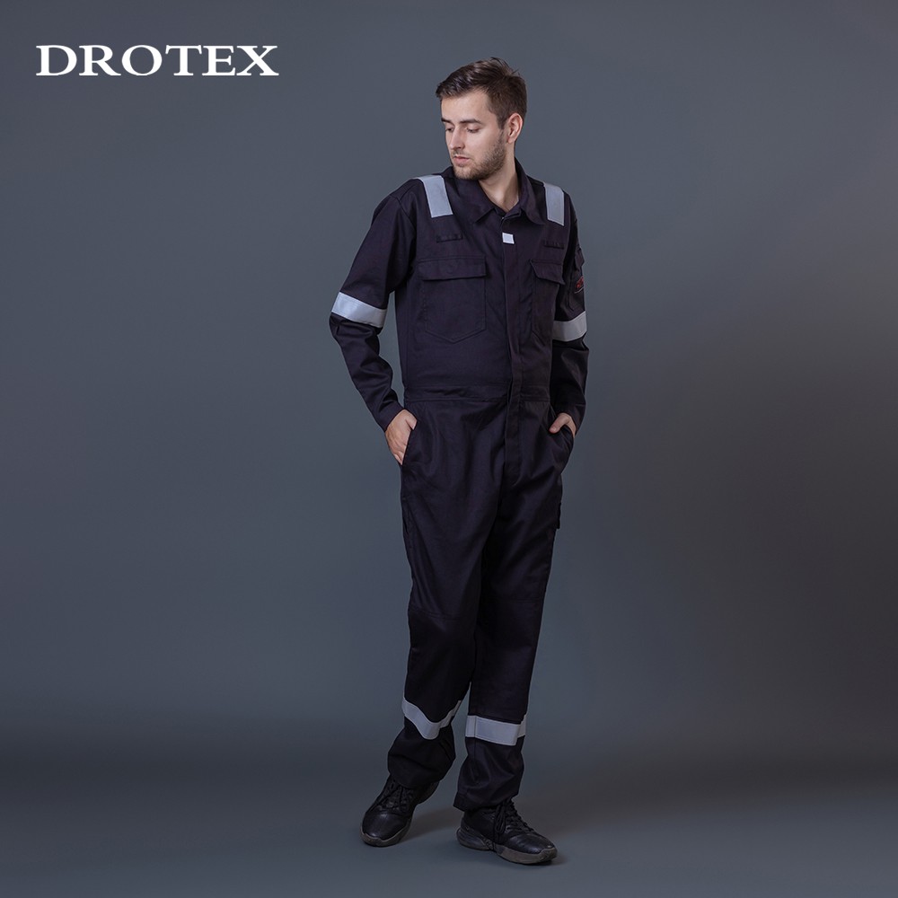 Workwear Reflective Safety Wear Clothes Industrial FR Coverall Suits ...