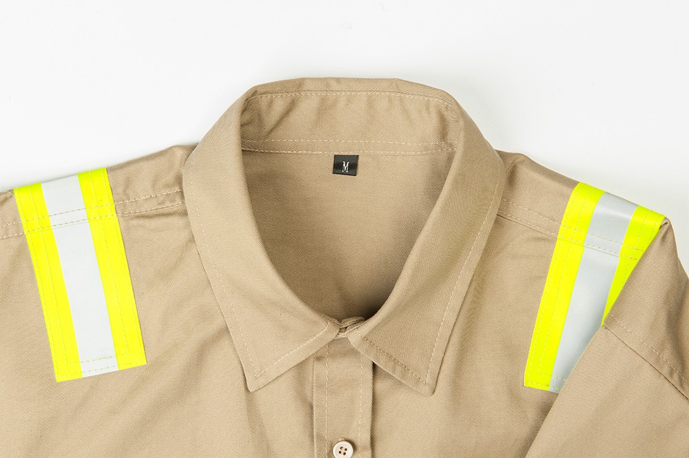 Cotton Nylon Flame Resistant Reflective Shirt