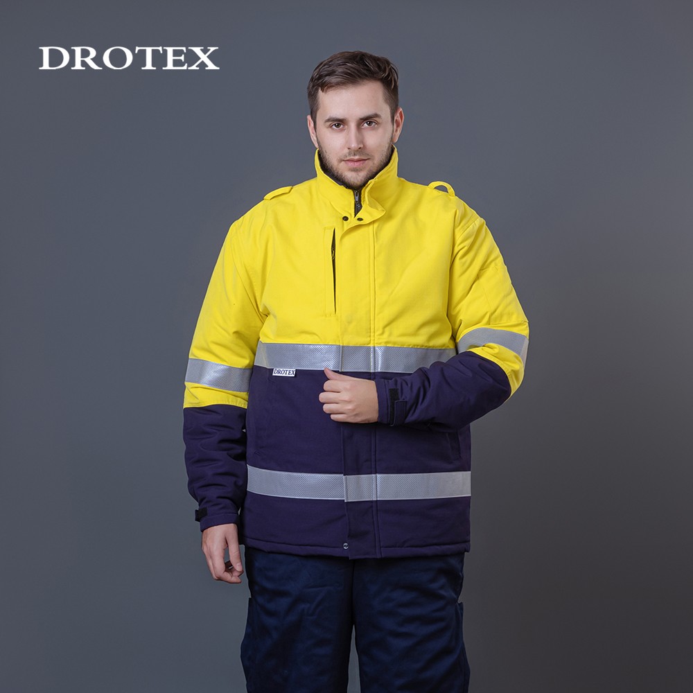 Winter Aramid Reflective Hi Vis Fire Resistant Work Wear Safety Jackets ...