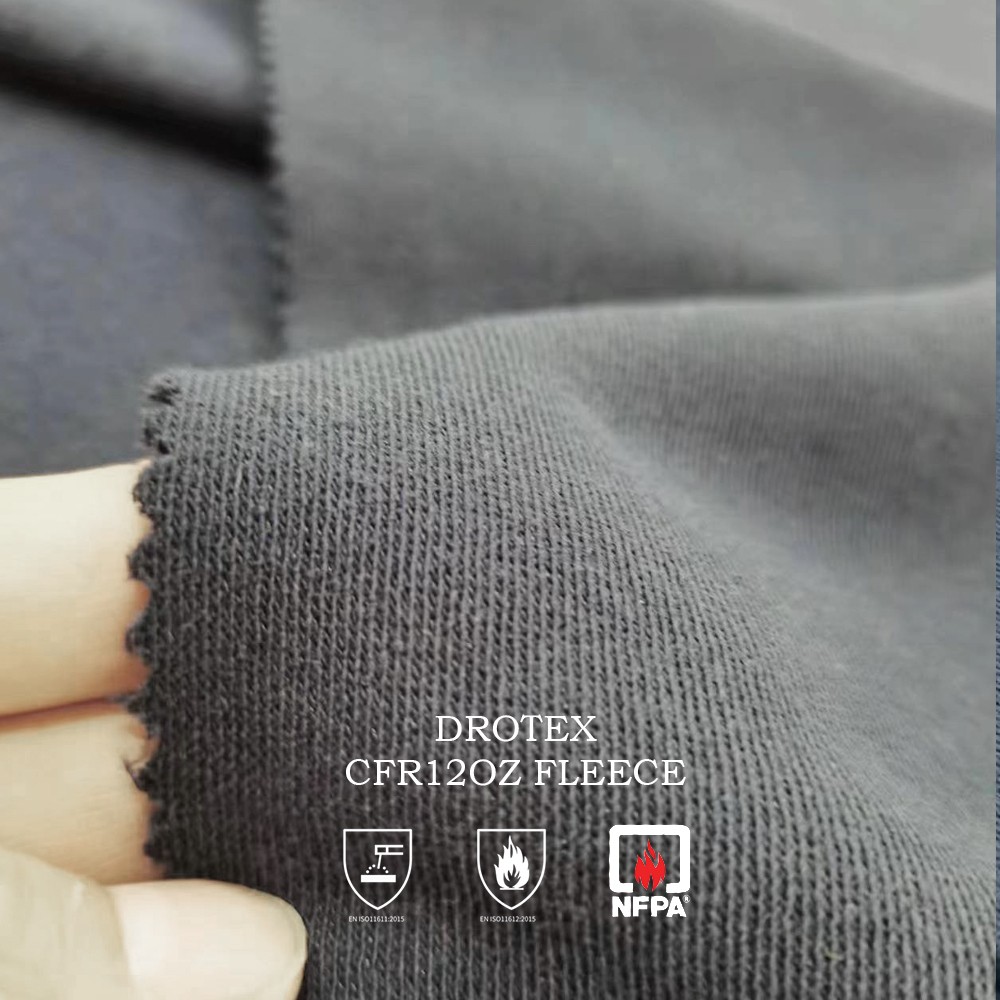 CFR120Z FR Cotton Flame Retardant Fleece Fabric