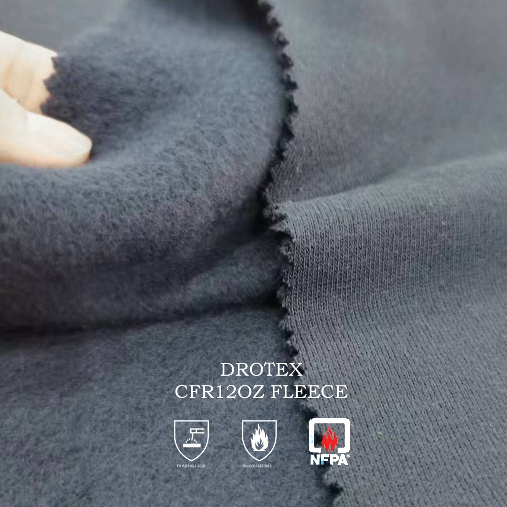 CFR120Z FR Cotton Flame Retardant Fleece Fabric