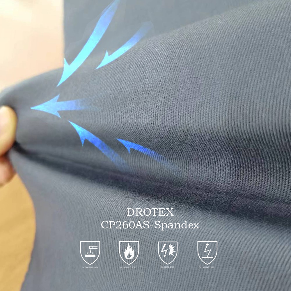 CP290AS-S Cotton Polyester Elastane Flame Retardant Fabric