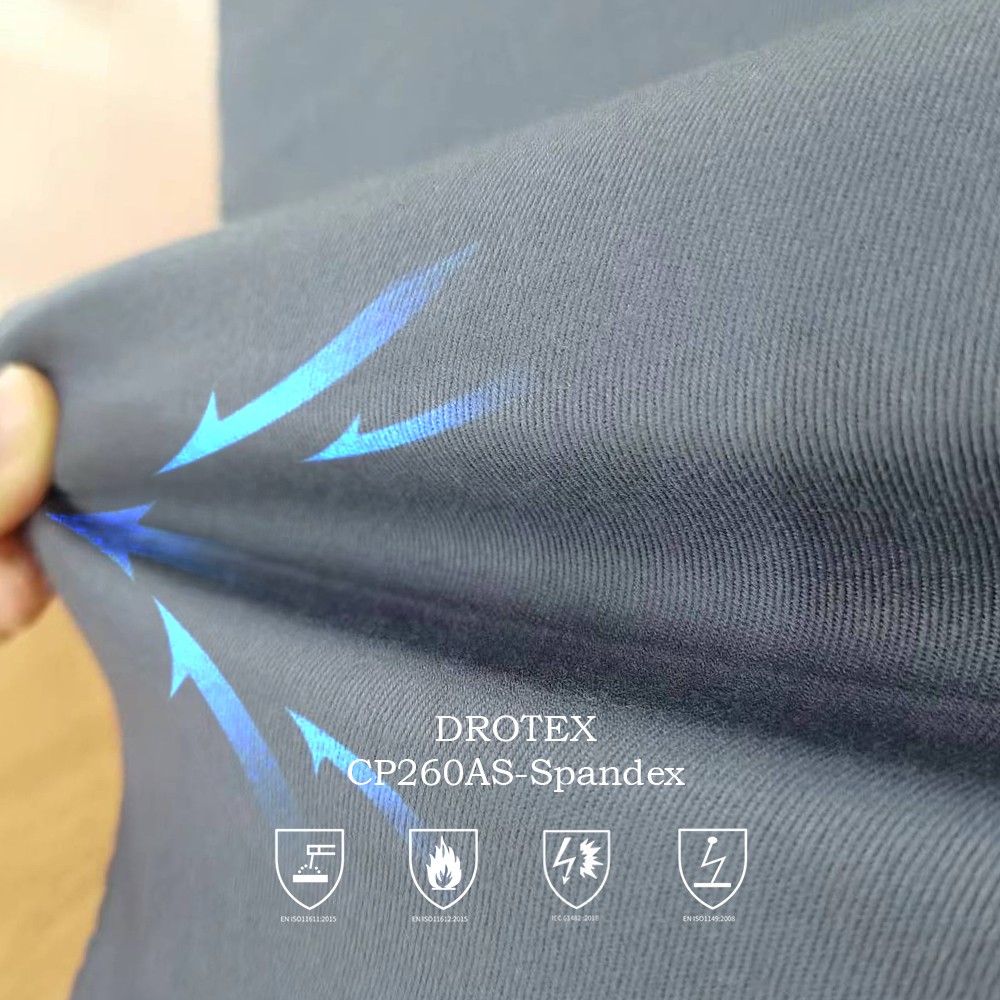 CP290AS-S Cotton Polyester Elastane Flame Retardant Fabric