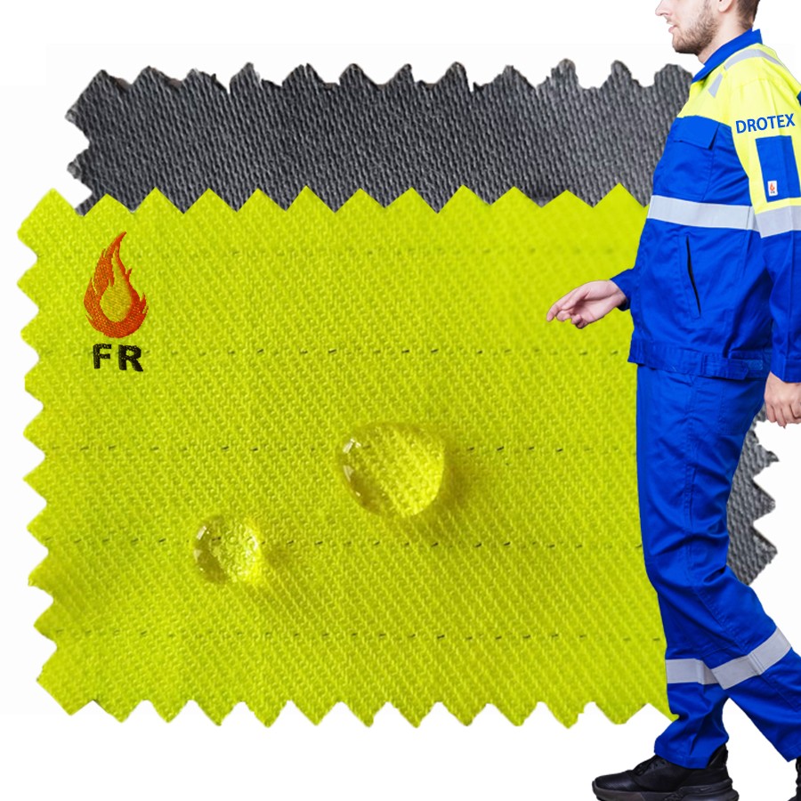 360gsm Cotton Polyester FR Hi vis Multi-functioanl Fabric