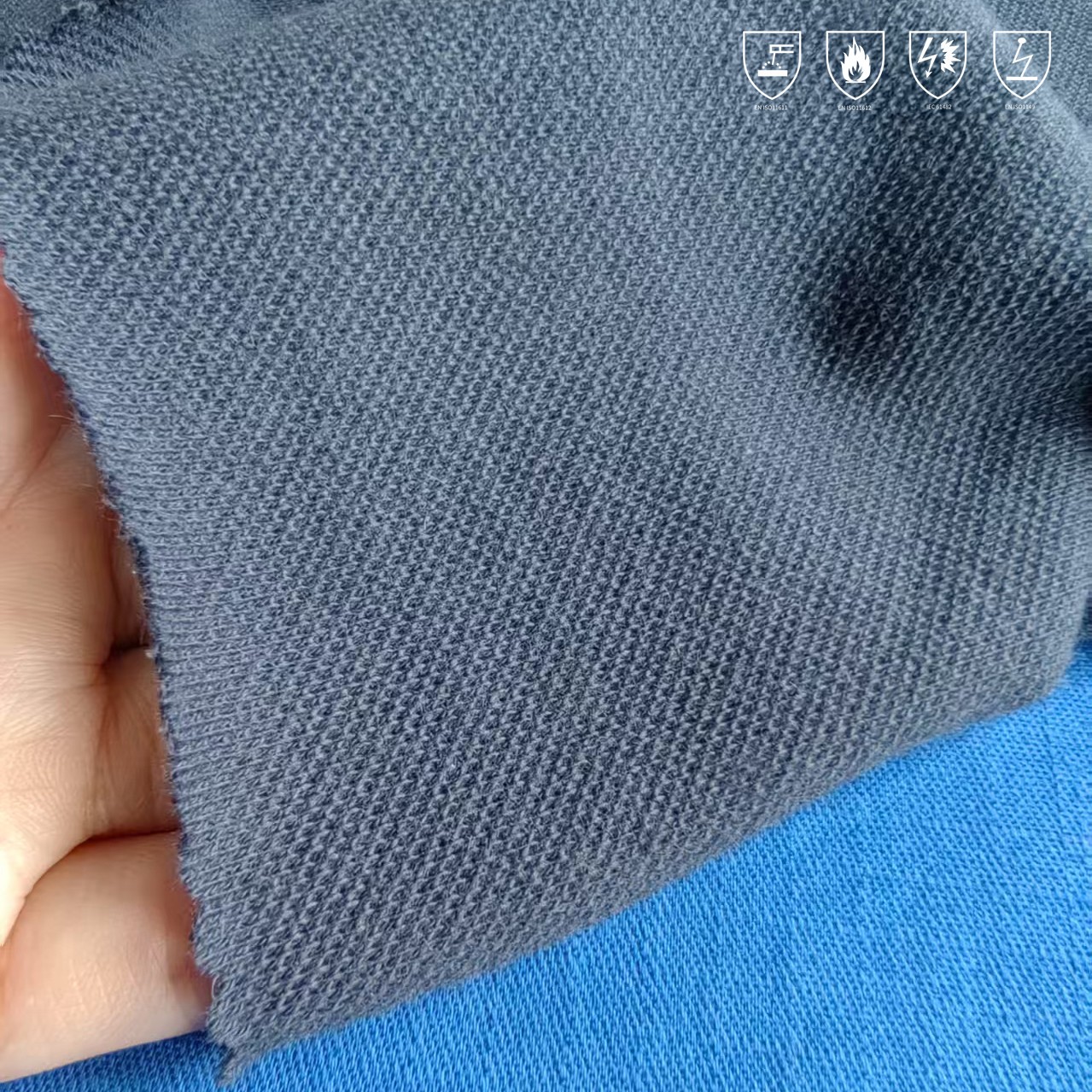 Modacrylic Cotton Pique Flame Retardant Fabric