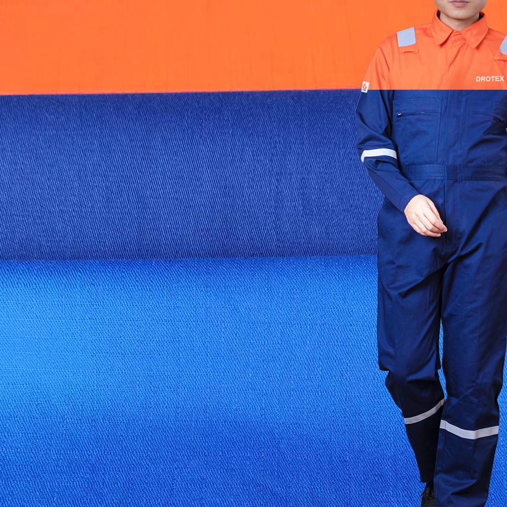 FR Cotton Lyocell Nylon Antistatic Fire Retardant Fabric
