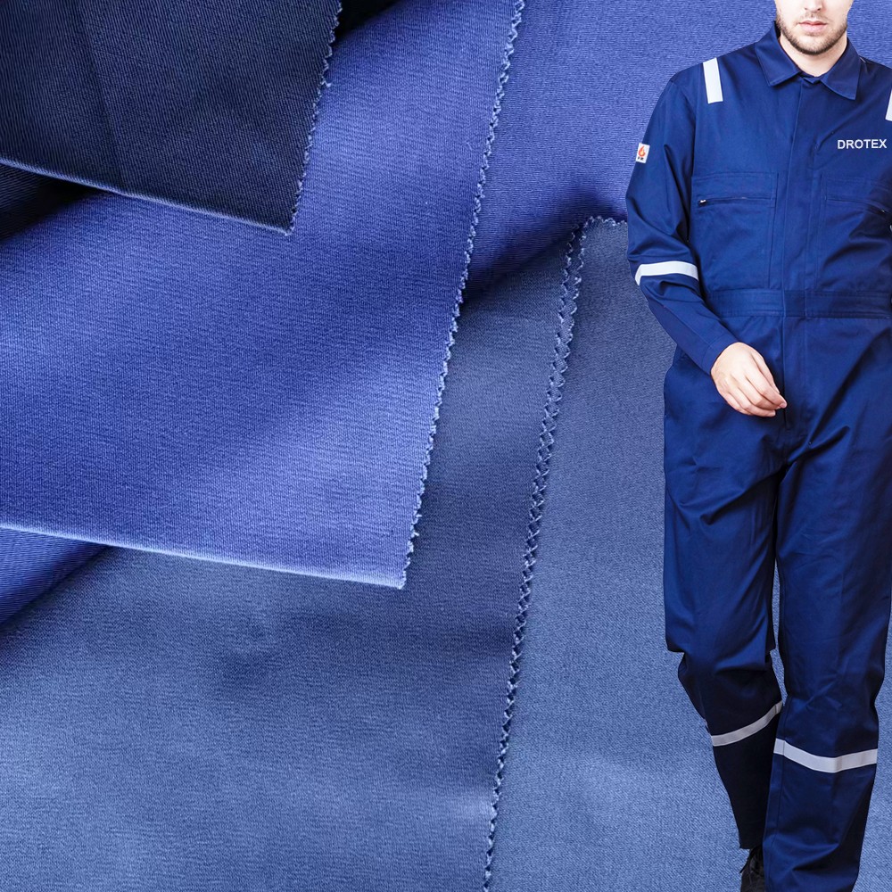 FR Sateen Cotton Lyocell Nylon Antistatic Fire Retardant Fabric